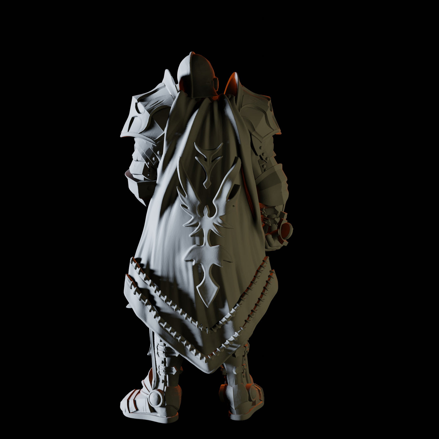 Three Royal Knights Miniature for Dungeons and Dragons, Pathfinder or other TTRPGs