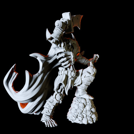 Three Skeleton Demons Miniature for Dungeons and Dragons, Pathfinder or other TTRPGs