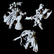 Three Skeleton Demons Miniature for Dungeons and Dragons, Pathfinder or other TTRPGs