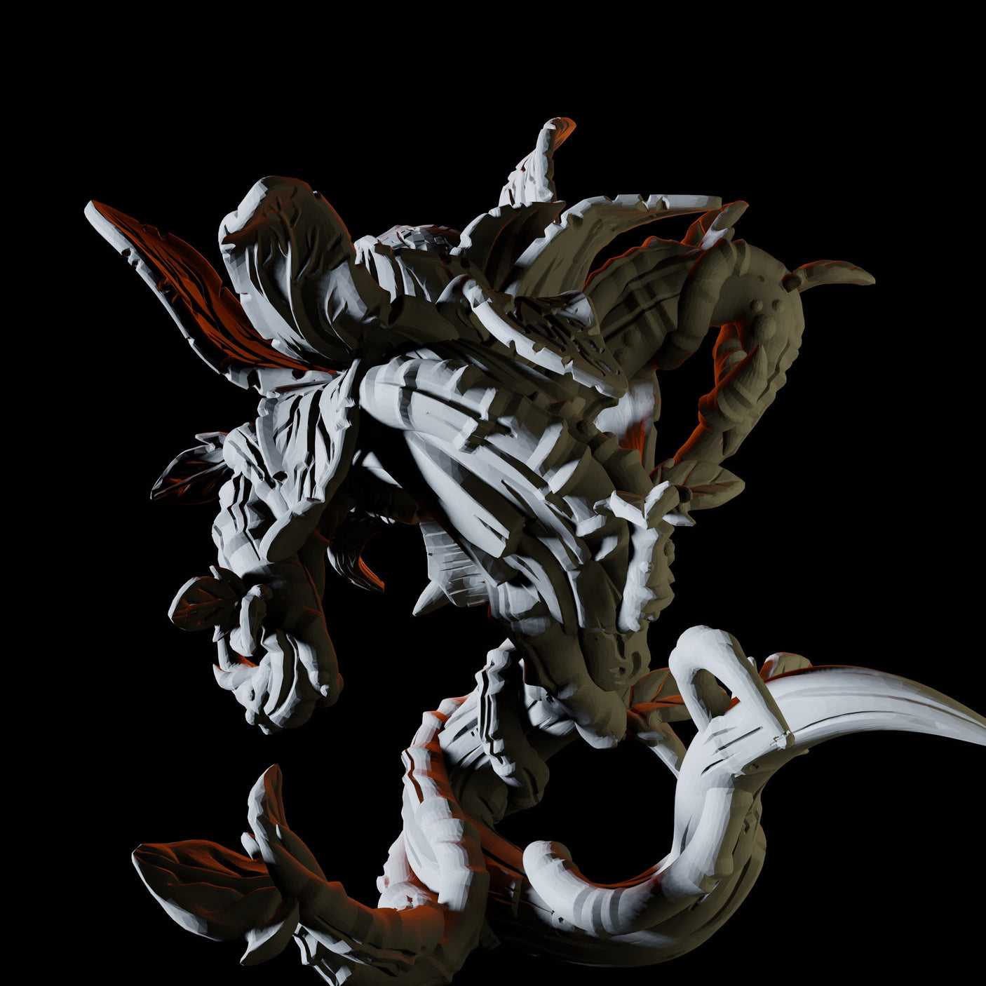 Three Vine Blights Miniature for Dungeons and Dragons, Pathfinder or other TTRPGs