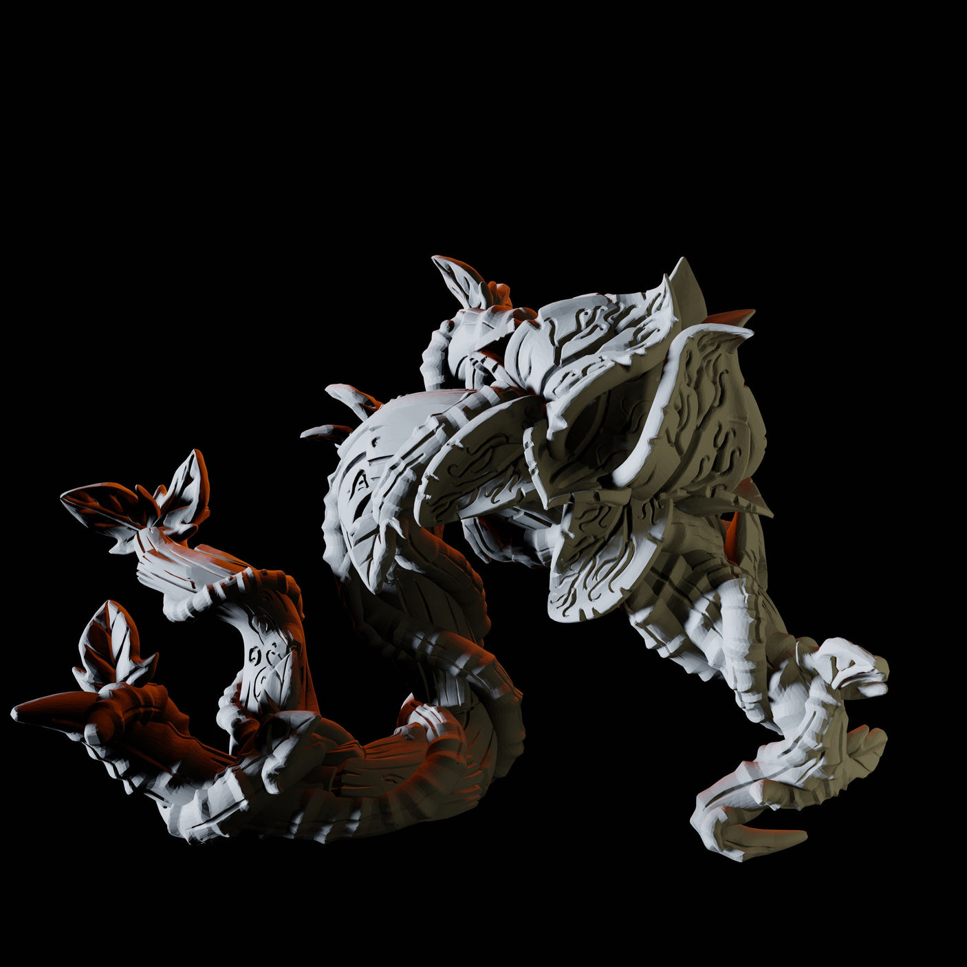 Three Vine Blights Miniature for Dungeons and Dragons, Pathfinder or other TTRPGs