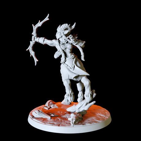 Three Woodland Centaurs Miniature for Dungeons and Dragons, Pathfinder or other TTRPGs