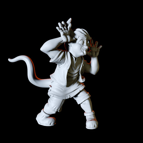Tiefling Child Miniature for Dungeons and Dragons, Pathfinder or other TTRPGs