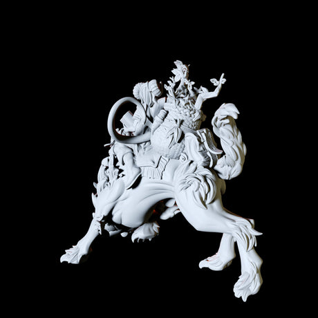 Tiefling Herbalist Miniature for Dungeons and Dragons, Pathfinder or other TTRPGs