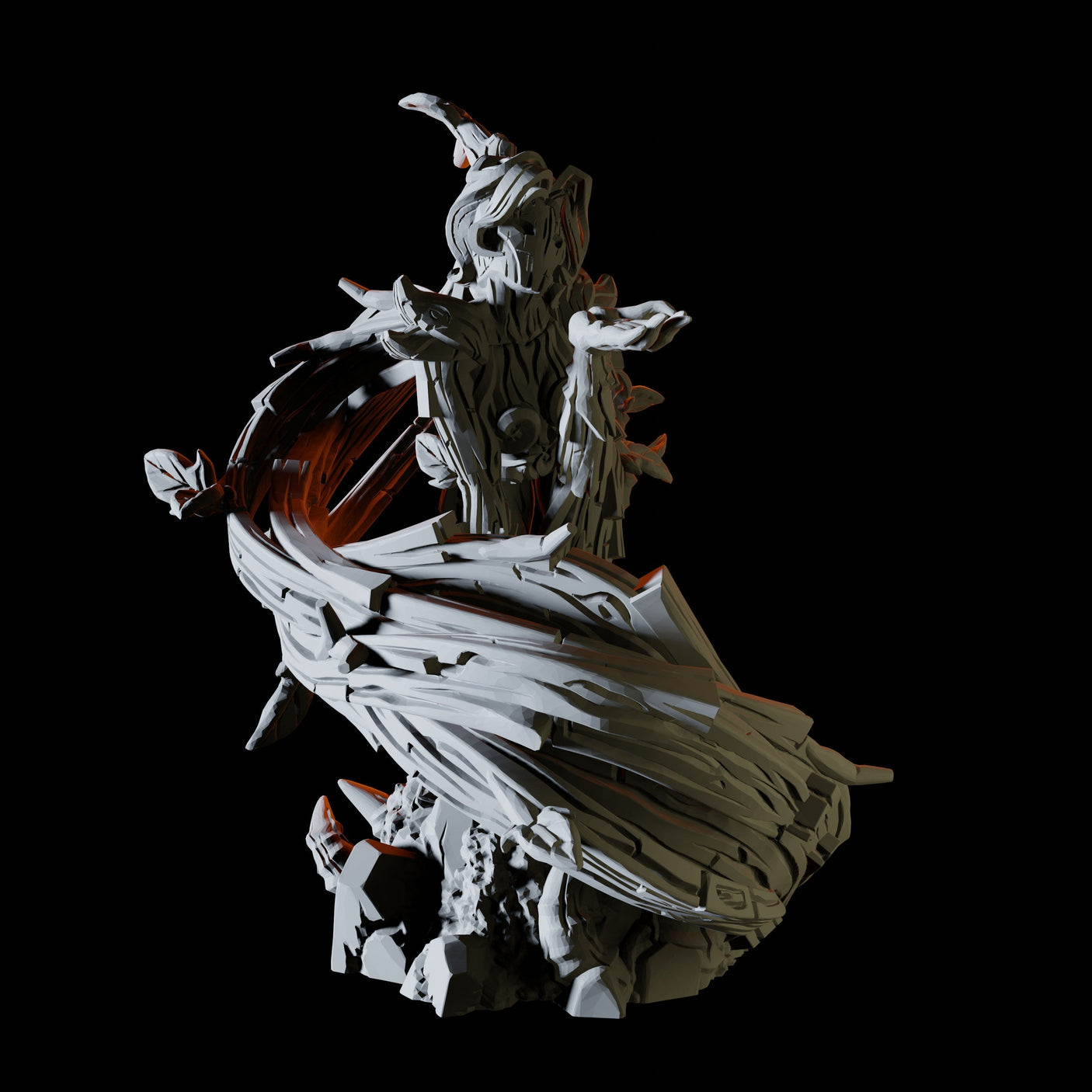 Tree Dryad Miniature for Dungeons and Dragons, Pathfinder or other TTRPGs