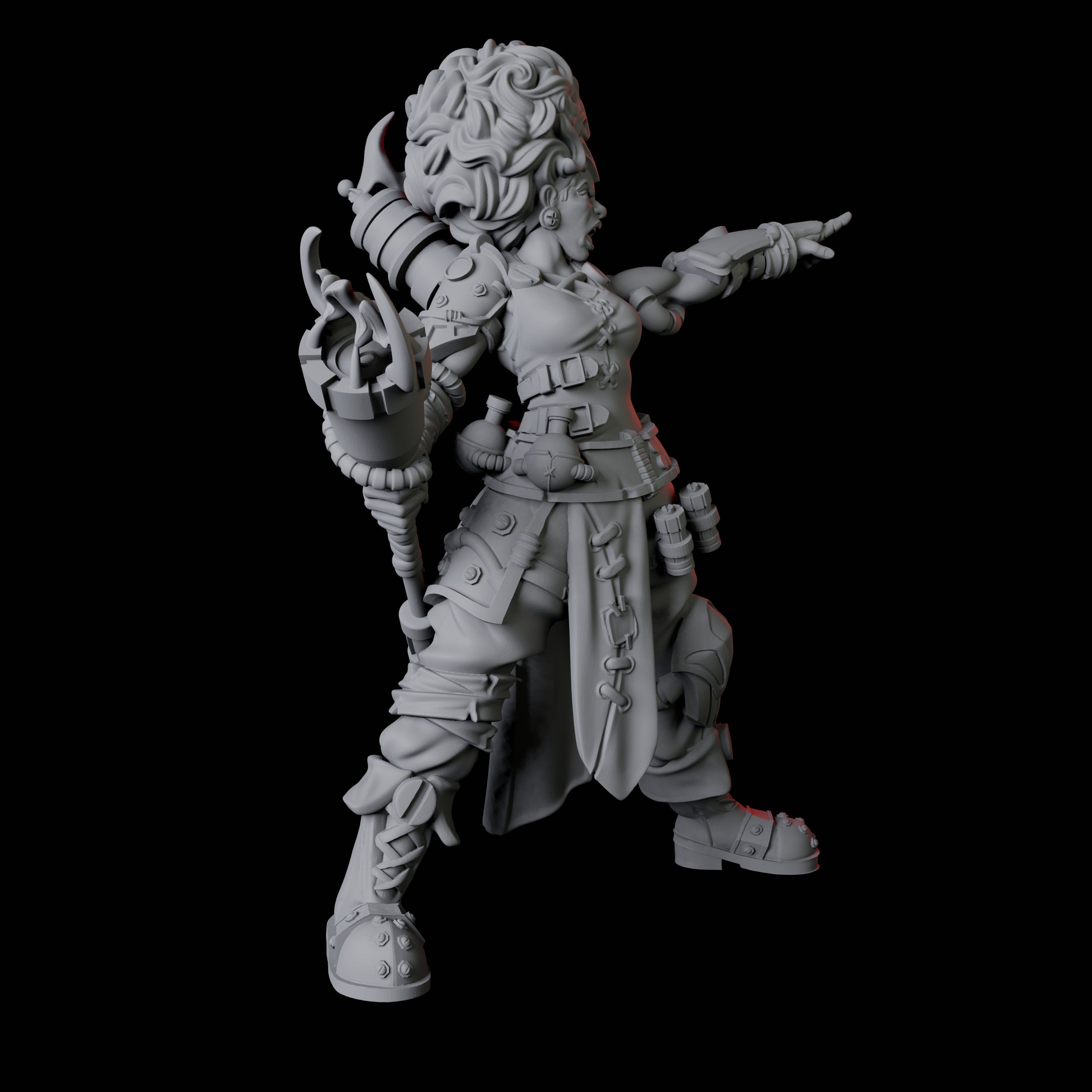 Two Augmented Artificers Miniature for Dungeons and Dragons