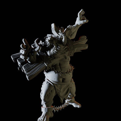 Two Chained Trolls Miniature for Dungeons and Dragons, Pathfinder or other TTRPGs