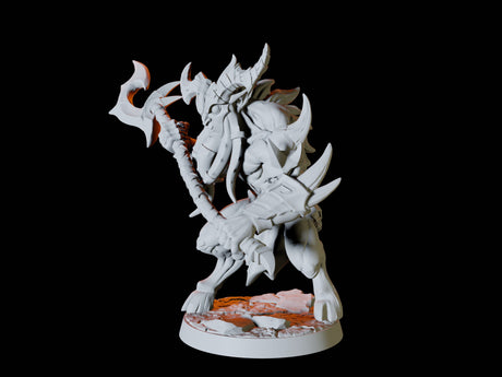Two Demonic Warriors Miniature for Dungeons and Dragons, Pathfinder or other TTRPGs