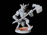 Two Demonic Warriors Miniature for Dungeons and Dragons, Pathfinder or other TTRPGs