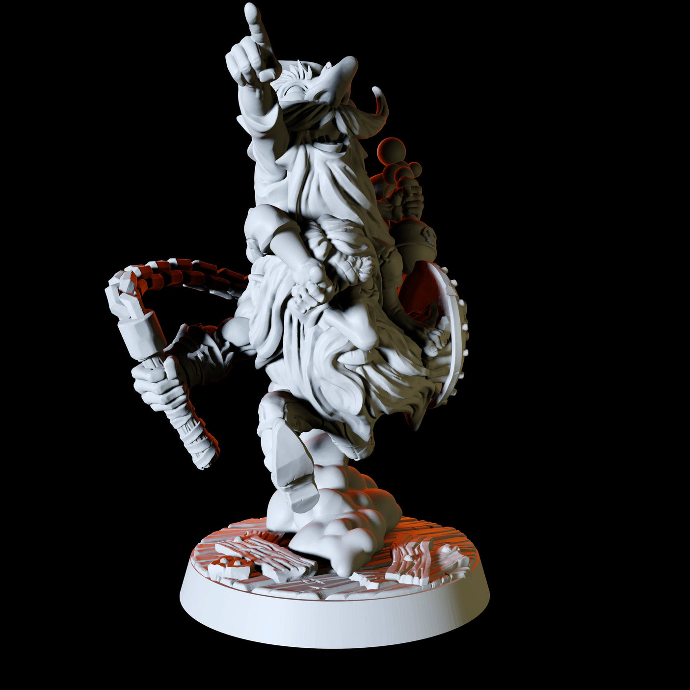 Two Gnome Fighter Miniature for Dungeons and Dragons, Pathfinder or other TTRPGs