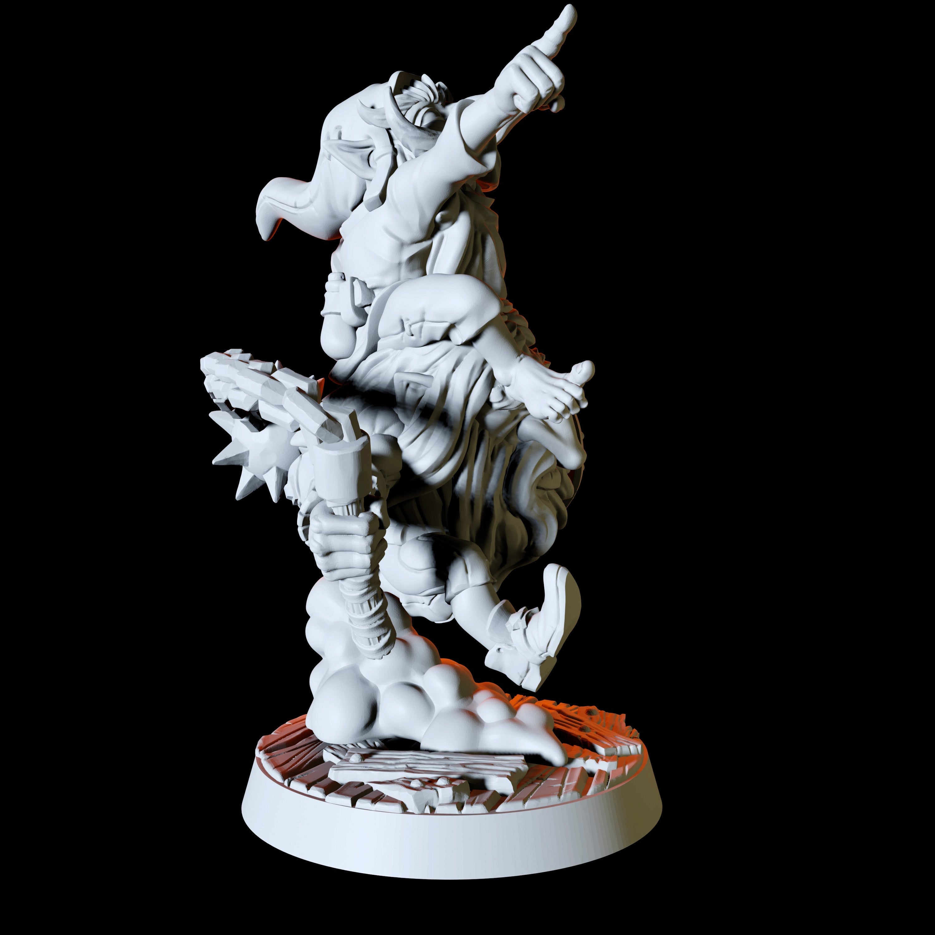 Two Gnome Miniature for Dungeons and Dragons - Myth Forged