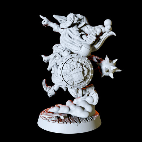 Two Gnome Fighter Miniature for Dungeons and Dragons, Pathfinder or other TTRPGs