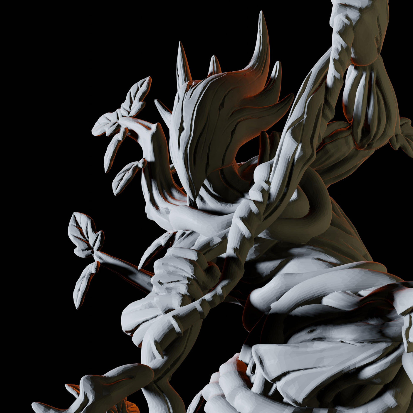 Two Plant Centaurs Miniature for Dungeons and Dragons, Pathfinder or other TTRPGs