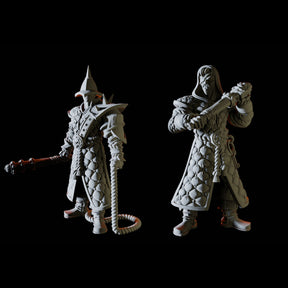 Two Prison Guards Miniature for Dungeons and Dragons, Pathfinder or other TTRPGs