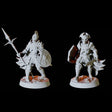 Two Undead Skeleton Warriors Miniature for Dungeons and Dragons, Pathfinder or other TTRPGs