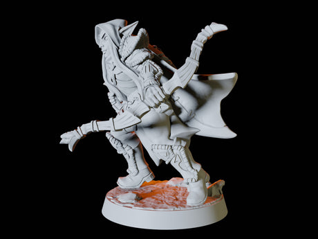Two Wood Elf Rogues Miniature for Dungeons and Dragons, Pathfinder or other TTRPGs