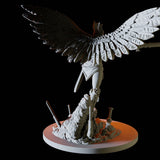 Valkyrie Miniature for Dungeons and Dragons, Pathfinder or other TTRPGs