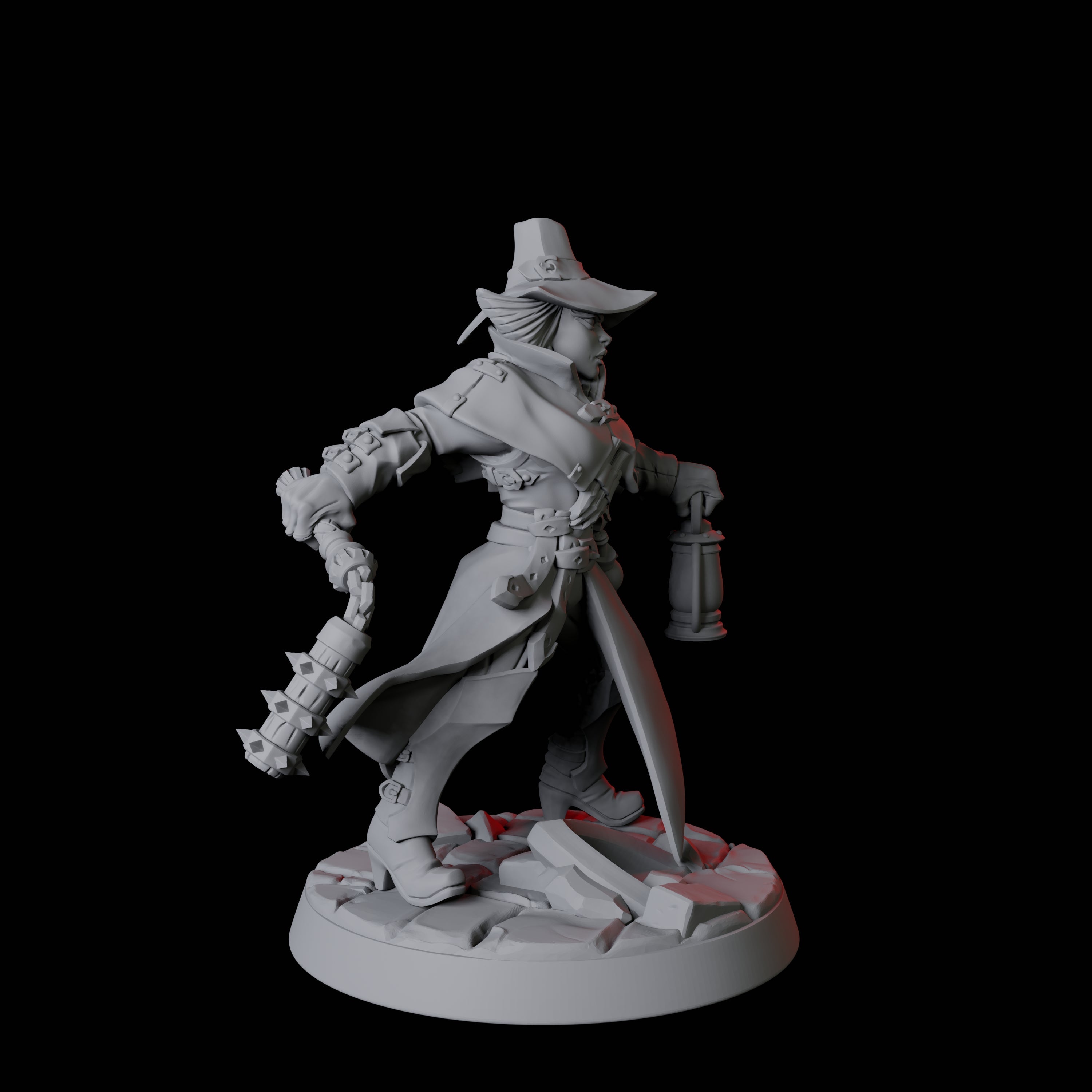 Vampire Hunter D Miniature for Dungeons and Dragons, Pathfinder or other TTRPGs
