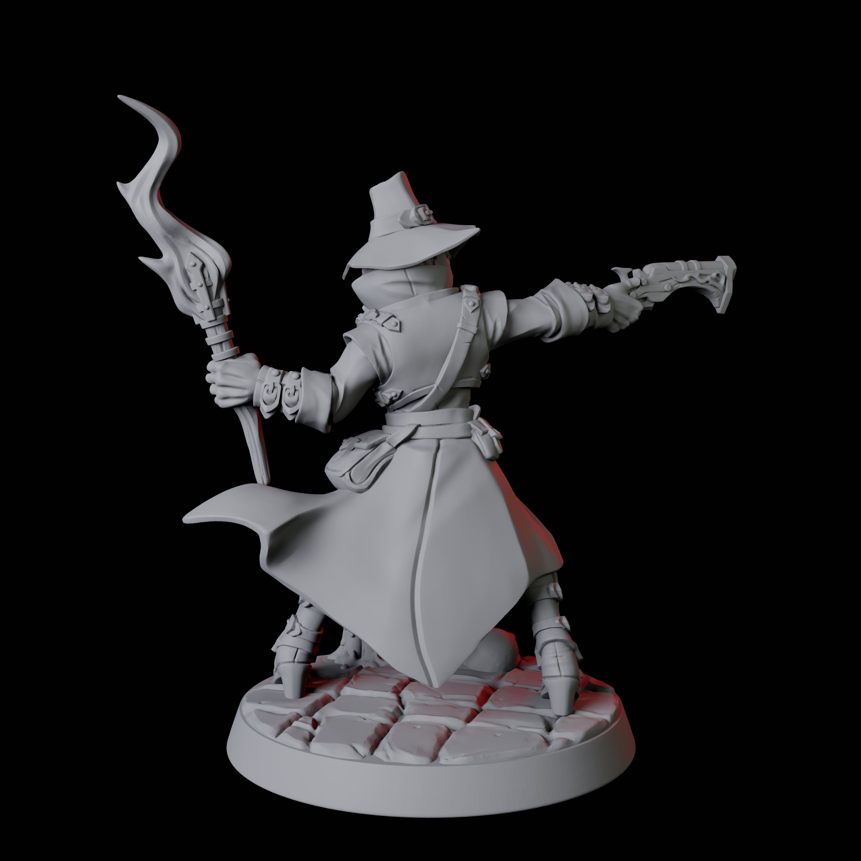 Vampire Hunter E Miniature for Dungeons and Dragons, Pathfinder or other TTRPGs