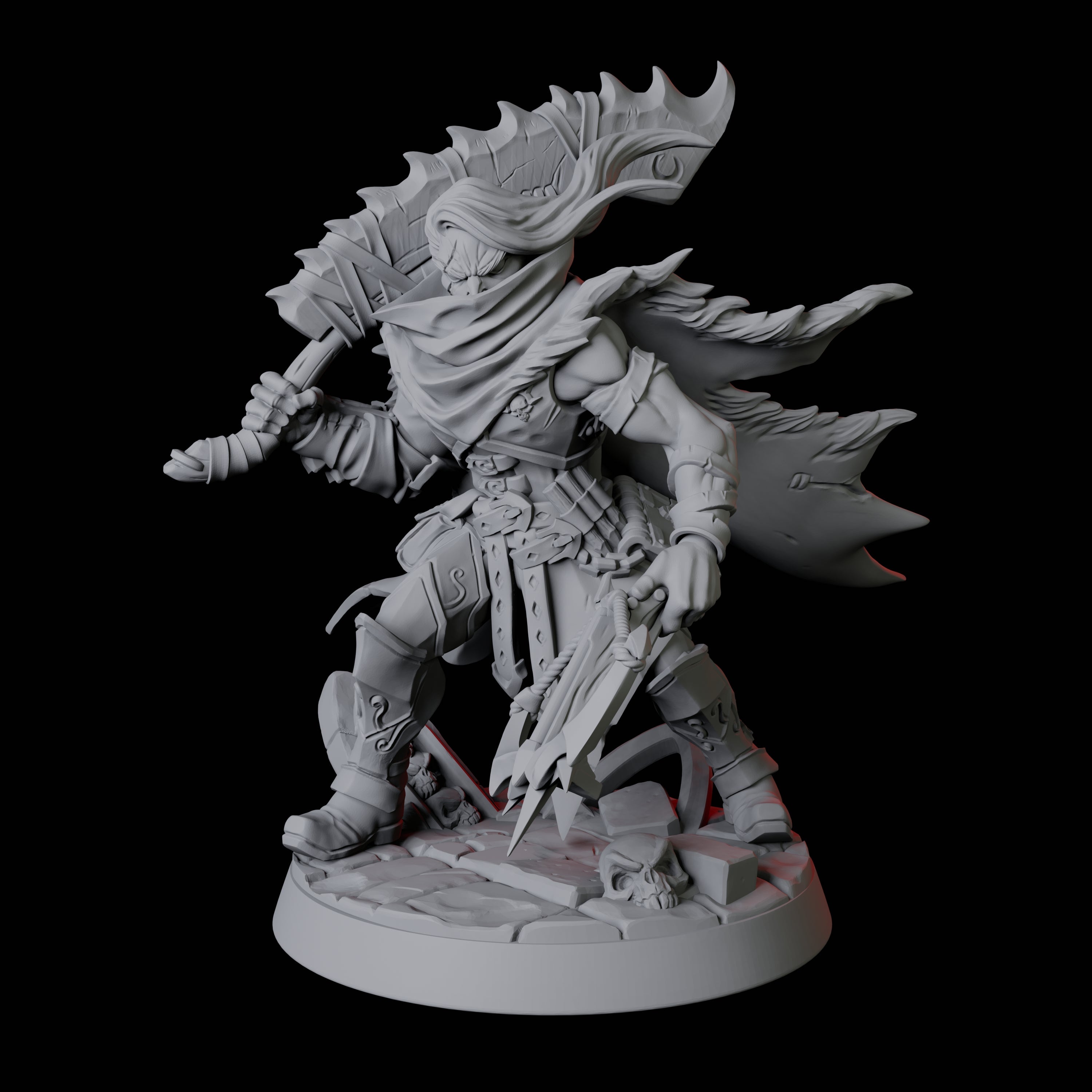 Vampire Hunter Leader Miniature for Dungeons and Dragons, Pathfinder or other TTRPGs