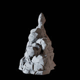 Vertical Rock Formation B Miniature for Dungeons and Dragons, Pathfinder or other TTRPGs