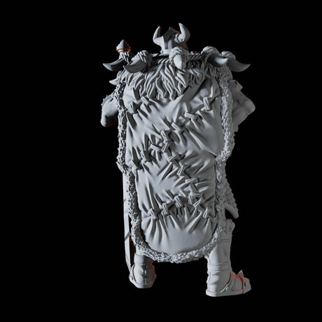 Veteran Fighter Miniature for Dungeons and Dragons, Pathfinder or other TTRPGs
