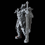 Veteran Fighter Miniature for Dungeons and Dragons, Pathfinder or other TTRPGs