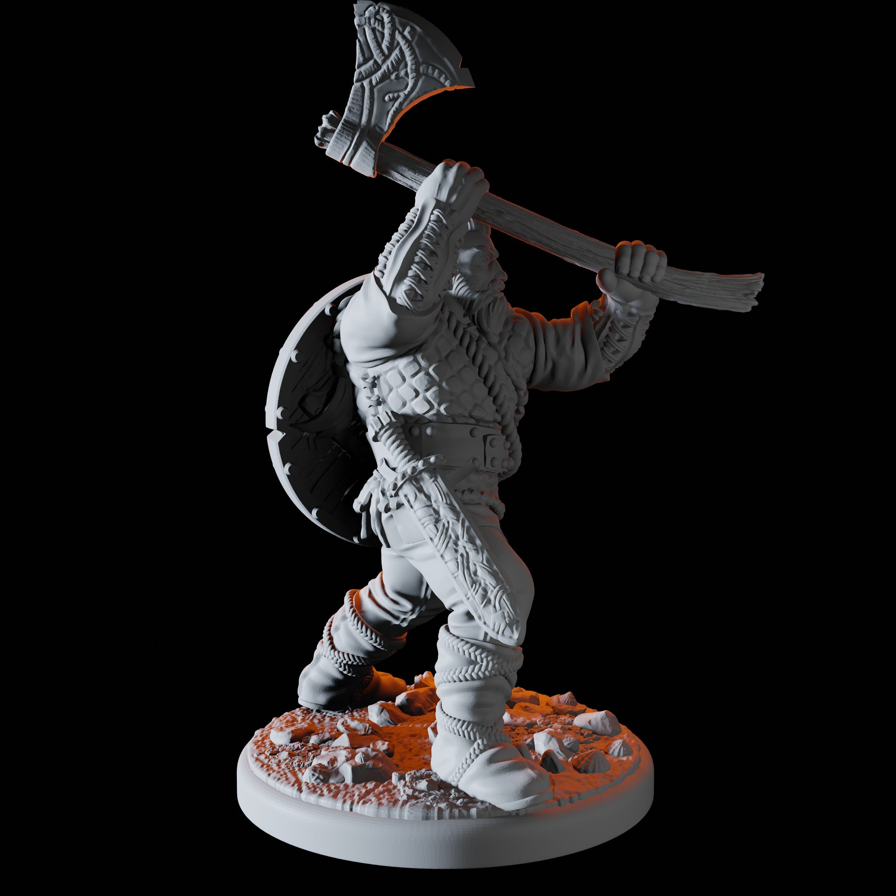 Viking Raider Miniature for Dungeons and Dragons - Myth Forged