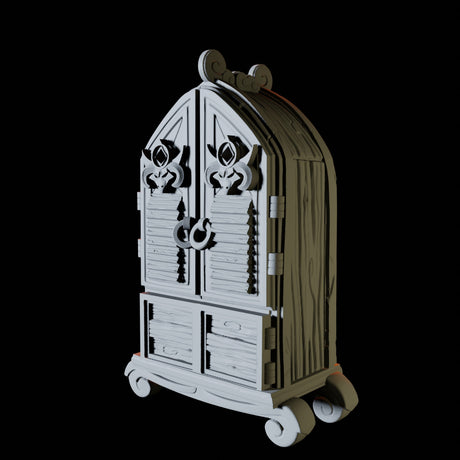Wardrobe Mimic Miniature for Dungeons and Dragons, Pathfinder or other TTRPGs