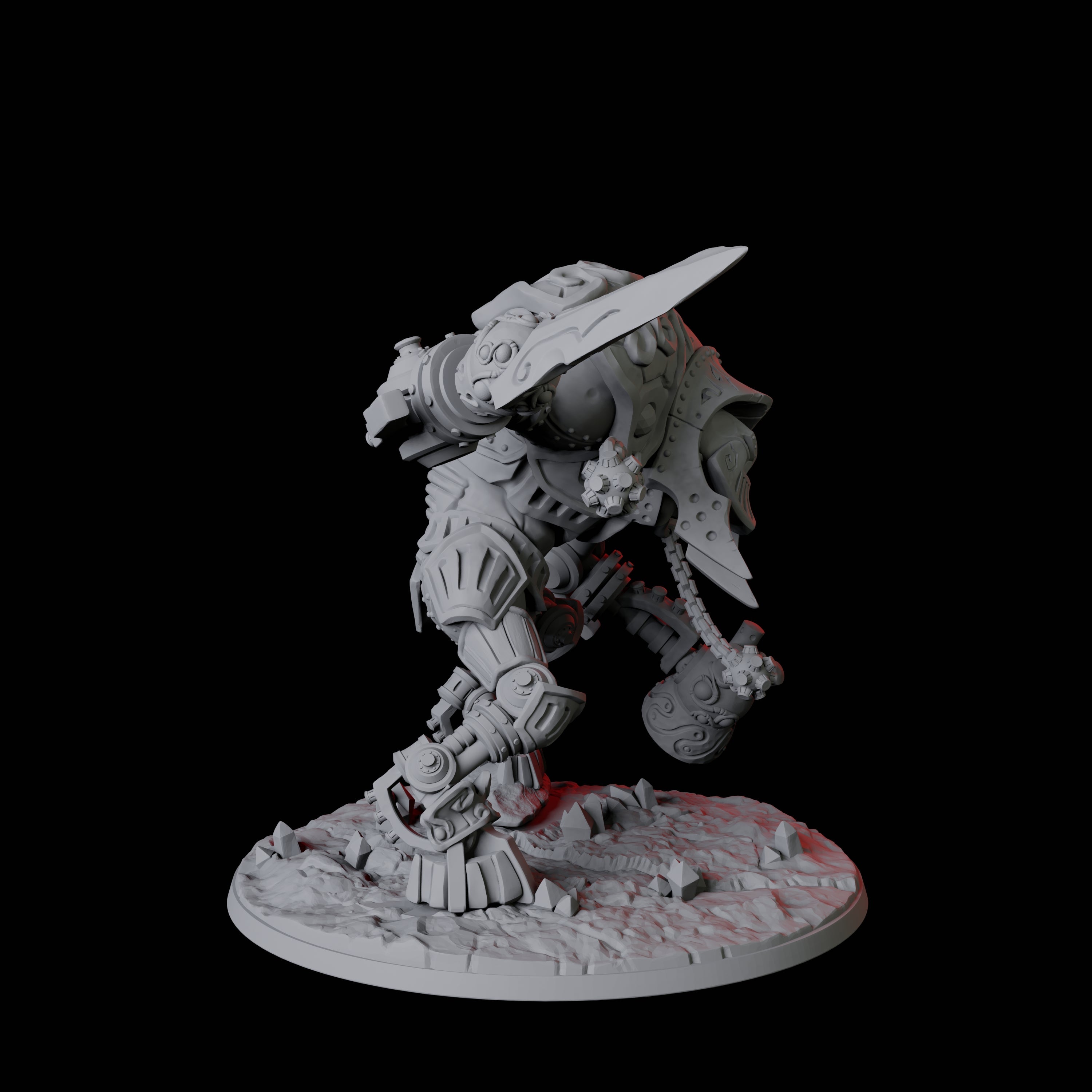 Warforged Armoured Golem Miniature for Dungeons and Dragons, Pathfinder or other TTRPGs