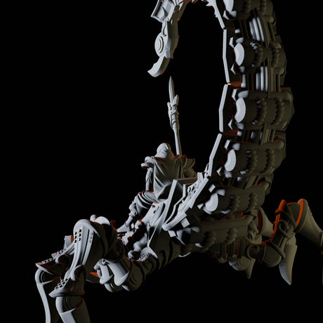Warforged Giant Scorpion Miniature for Dungeons and Dragons, Pathfinder or other TTRPGs