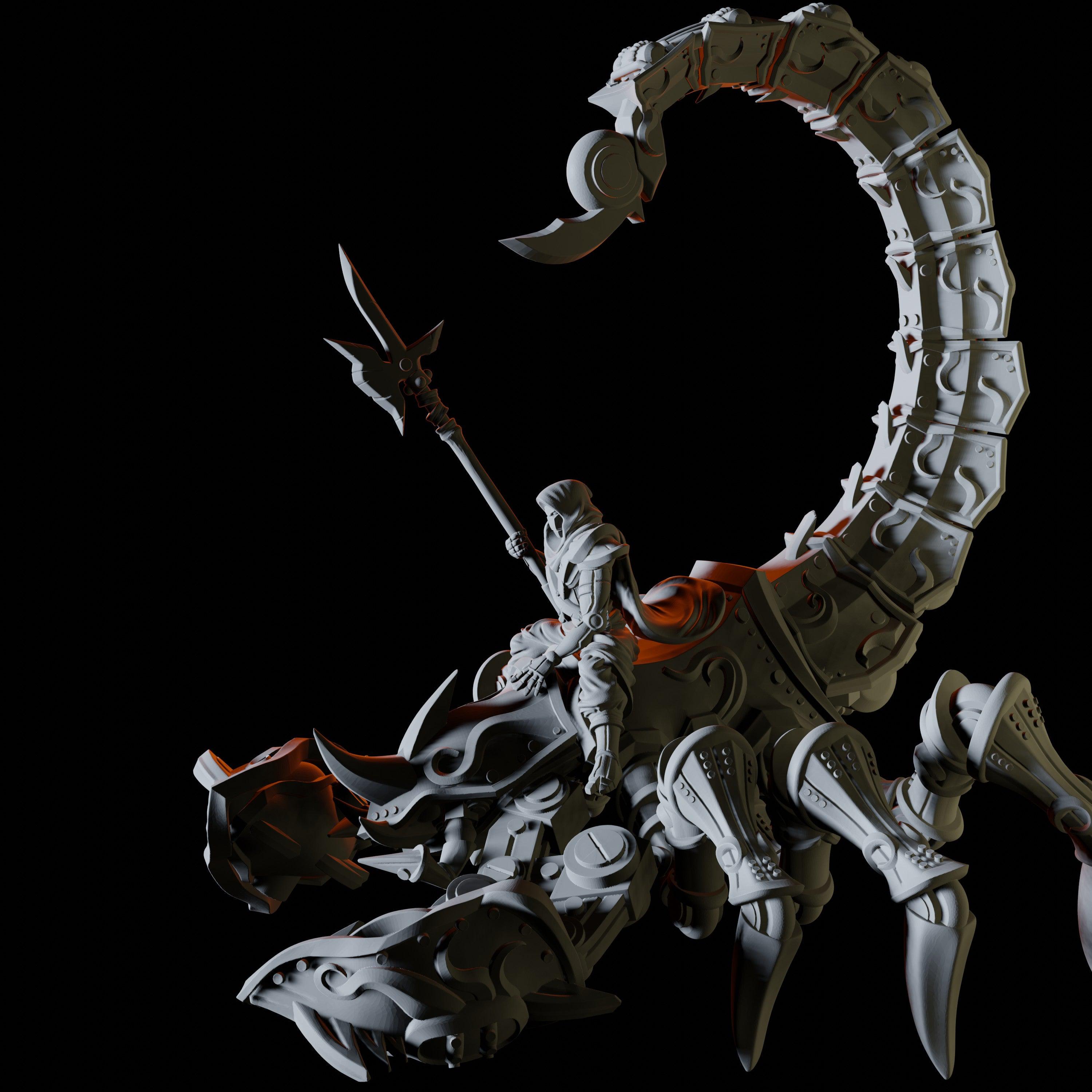 Warforged Giant Scorpion Miniature for Dungeons and Dragons - Myth Forged