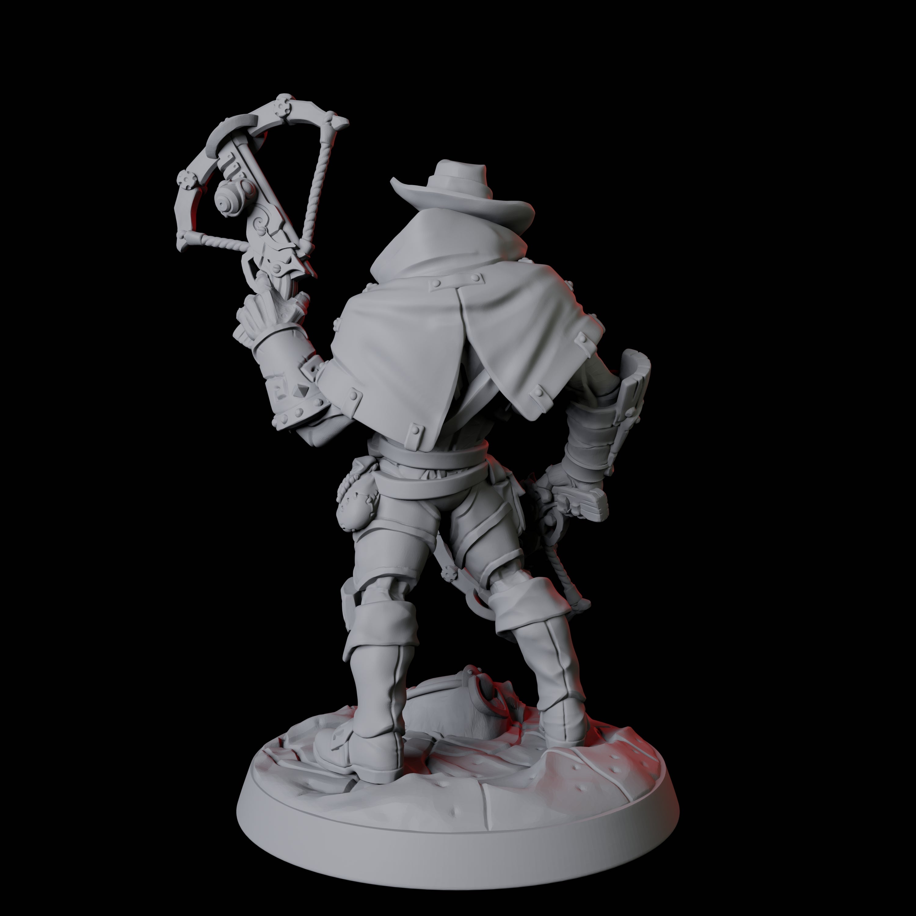 Warforged Gunslinger Fighter Miniature for Dungeons and Dragons, Pathfinder or other TTRPGs