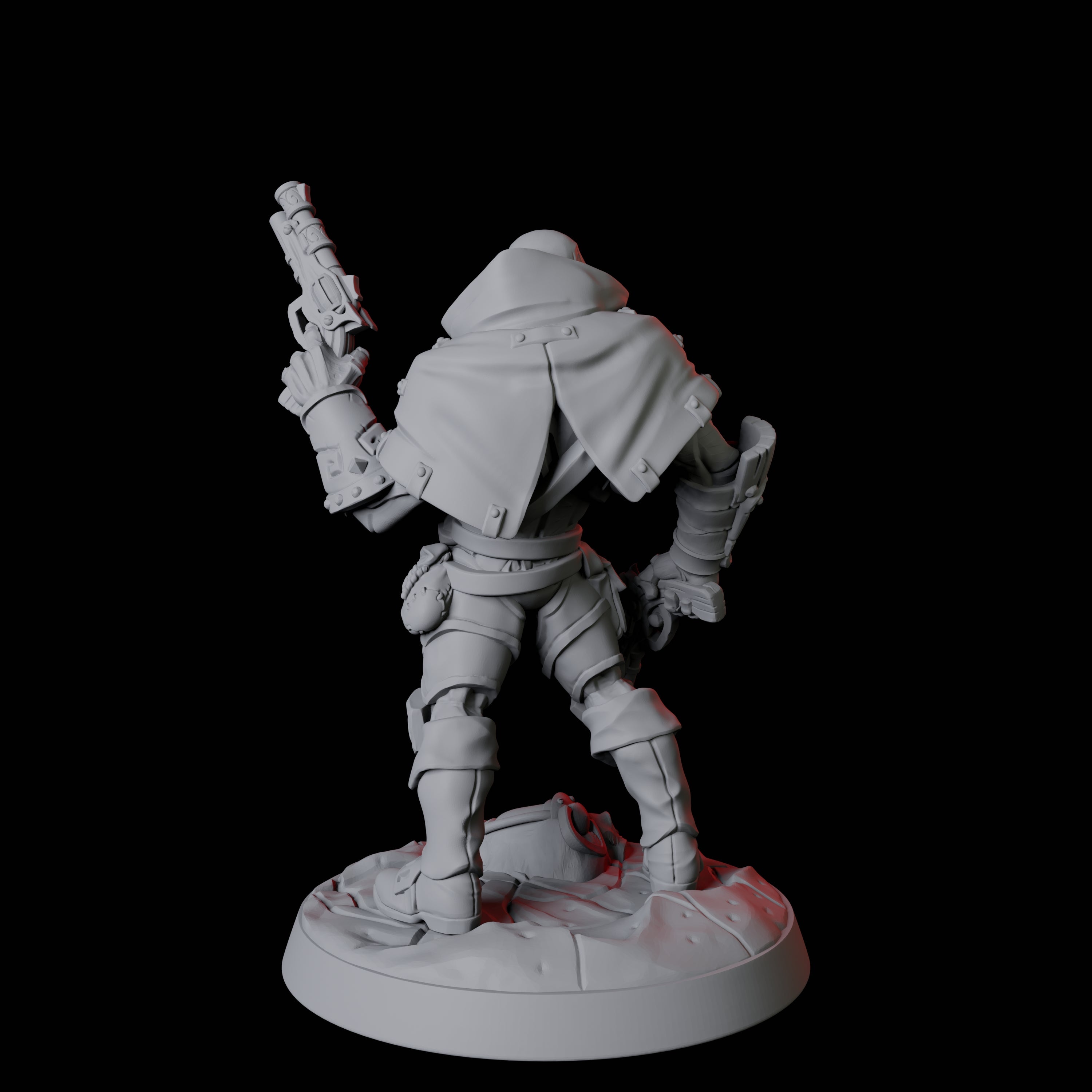 Warforged Gunslinger Fighter Miniature for Dungeons and Dragons, Pathfinder or other TTRPGs