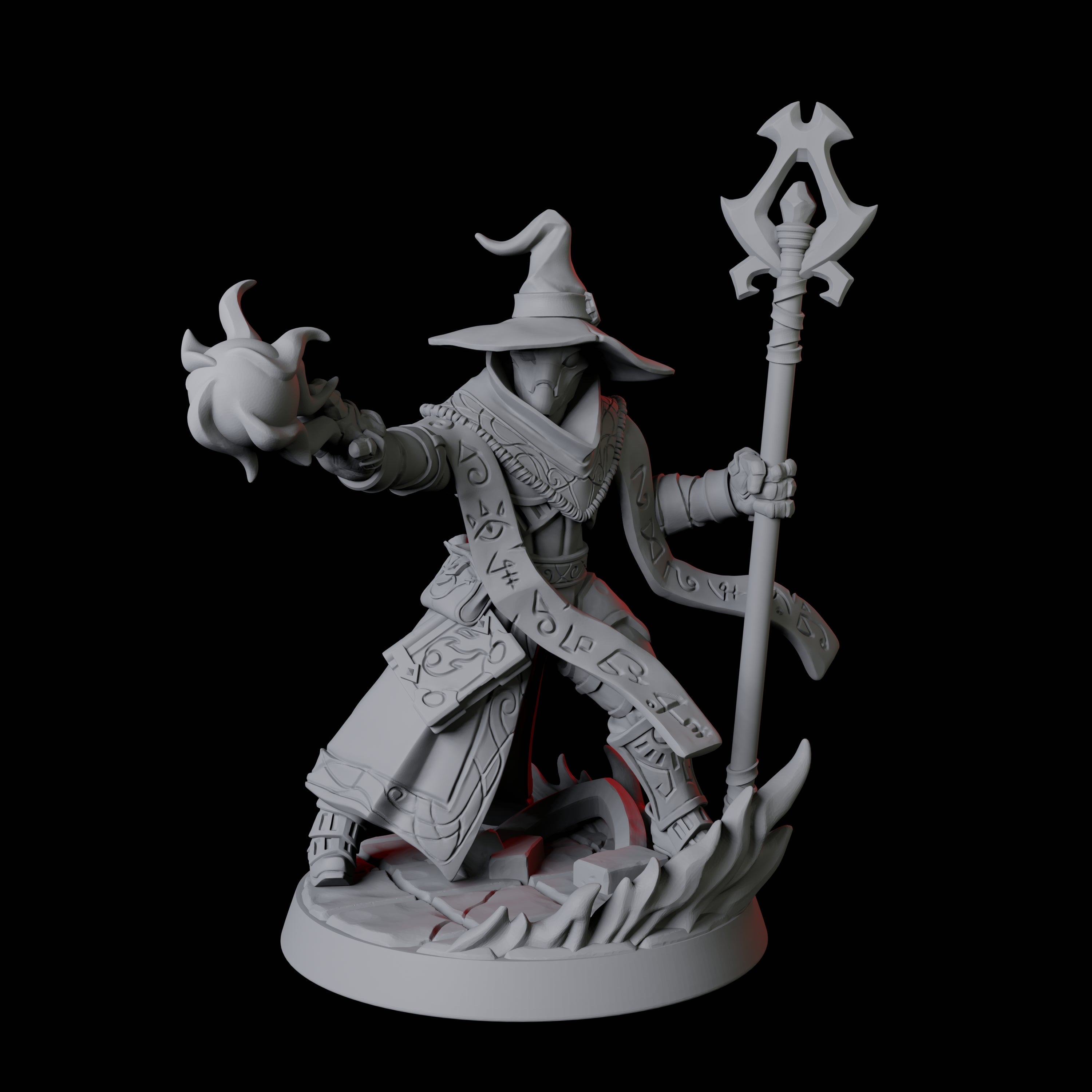 Warforged Wizard Miniature for Dungeons and Dragons, Pathfinder or other TTRPGs