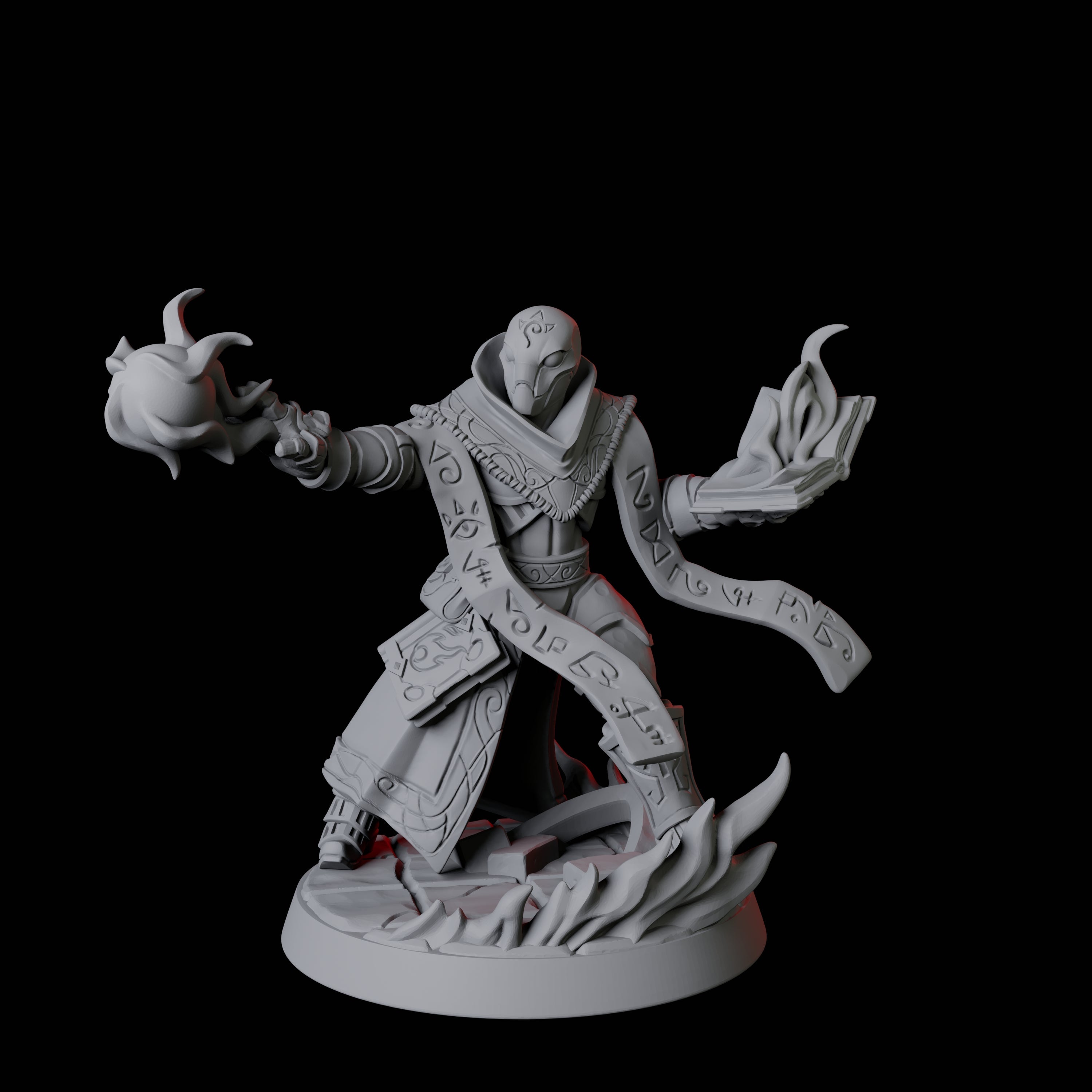 Warforged Wizard Miniature for Dungeons and Dragons, Pathfinder or other TTRPGs