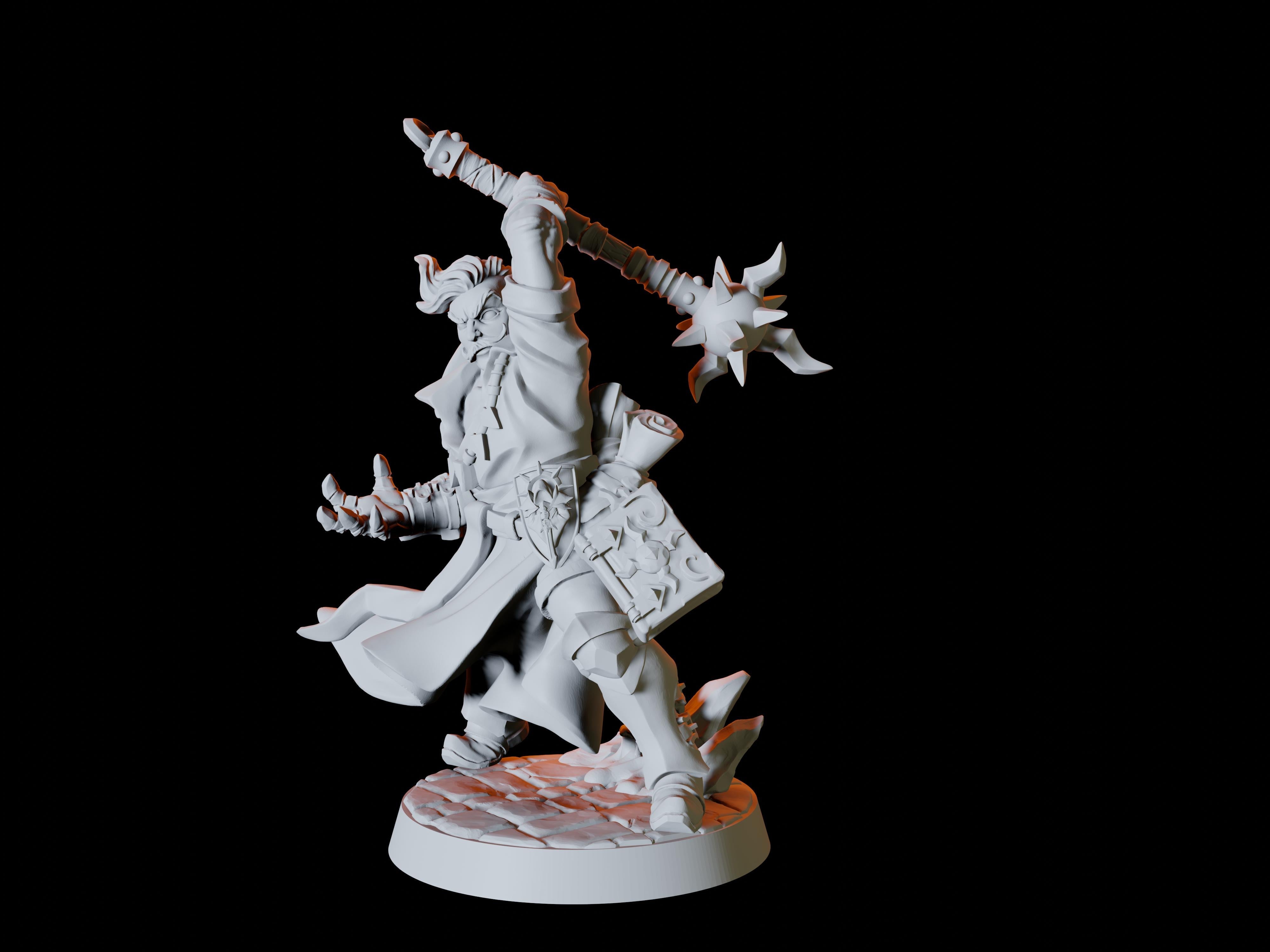 Human Warlock Warrior Miniature for Dungeons and Dragons - Myth Forged
