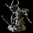 Warrior with Owlbear Companion Miniature for Dungeons and Dragons, Pathfinder or other TTRPGs