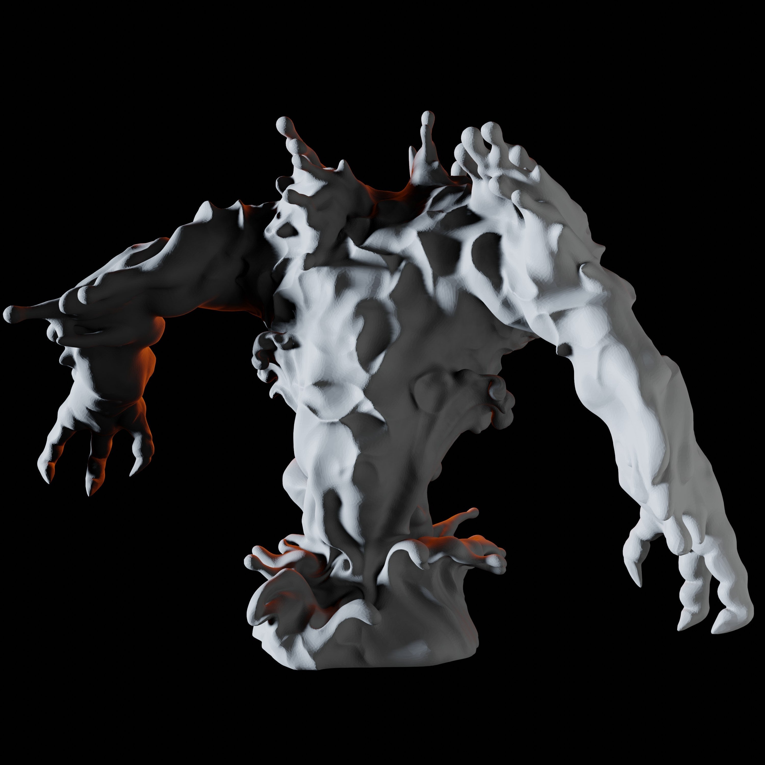 Water Elemental Miniature A for Dungeons and Dragons - Myth Forged