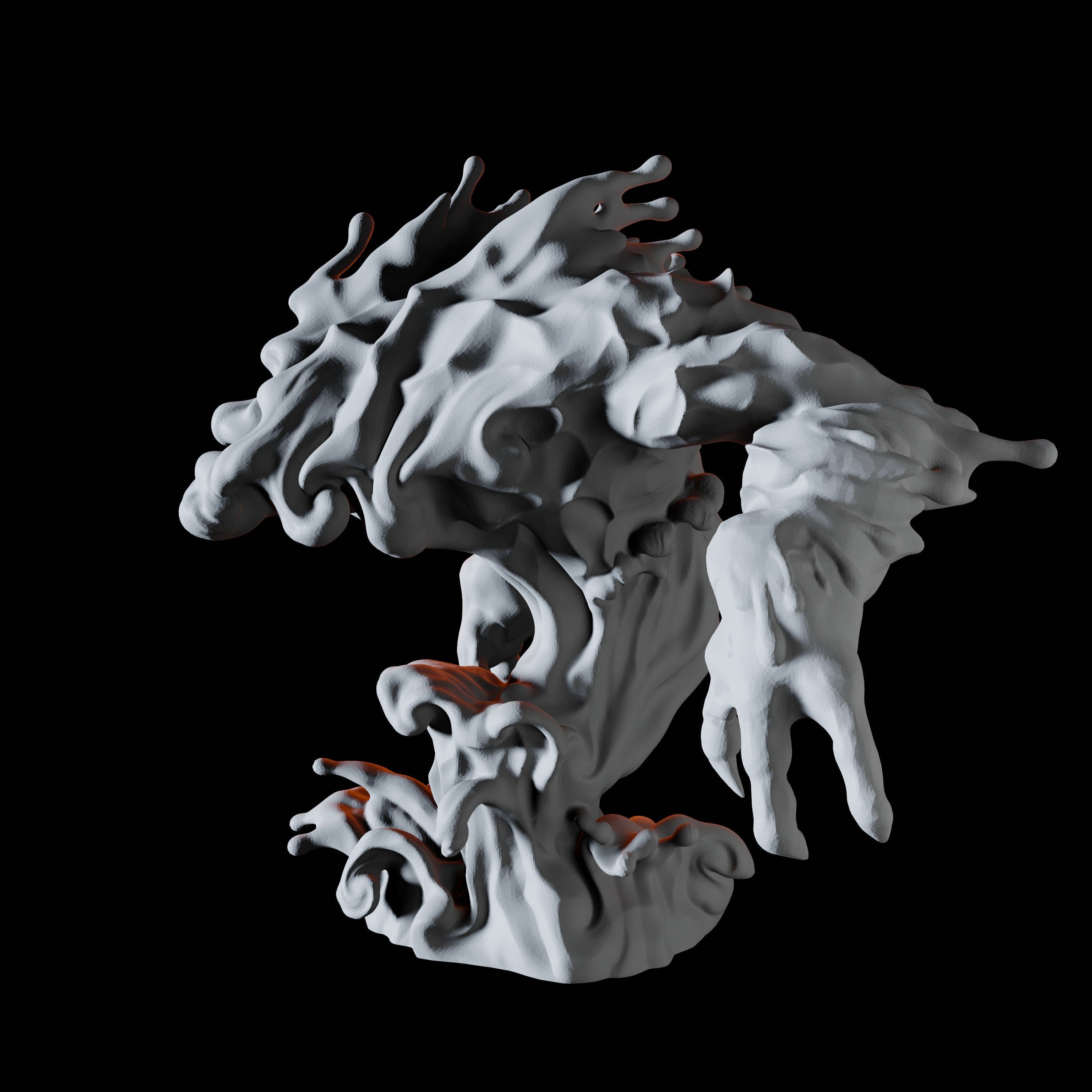 Water Elemental Miniature A for Dungeons and Dragons - Myth Forged