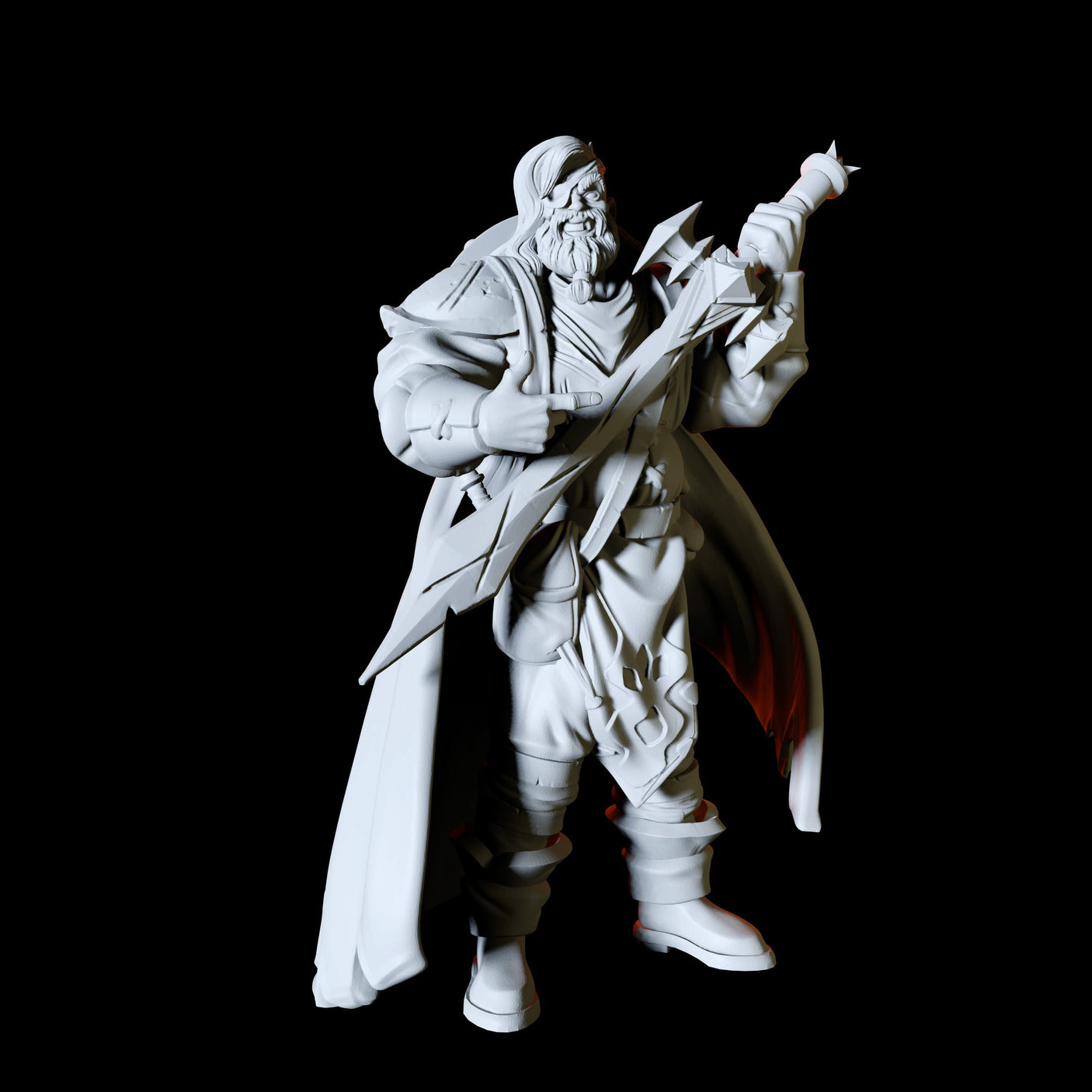 Weapons Dealer Miniature for Dungeons and Dragons, Pathfinder or other TTRPGs