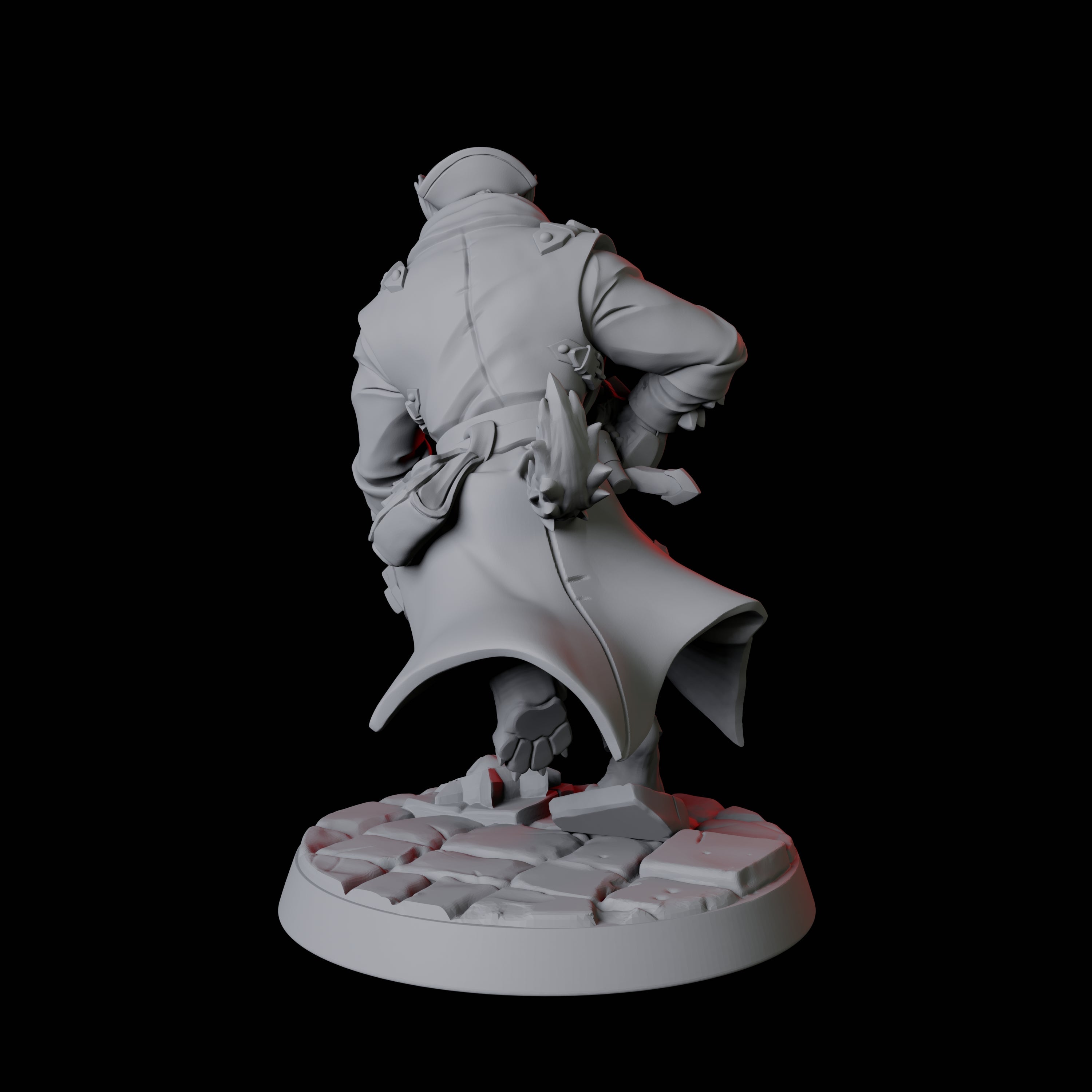 Werewolf Vampire Hunter D Miniature for Dungeons and Dragons, Pathfinder or other TTRPGs