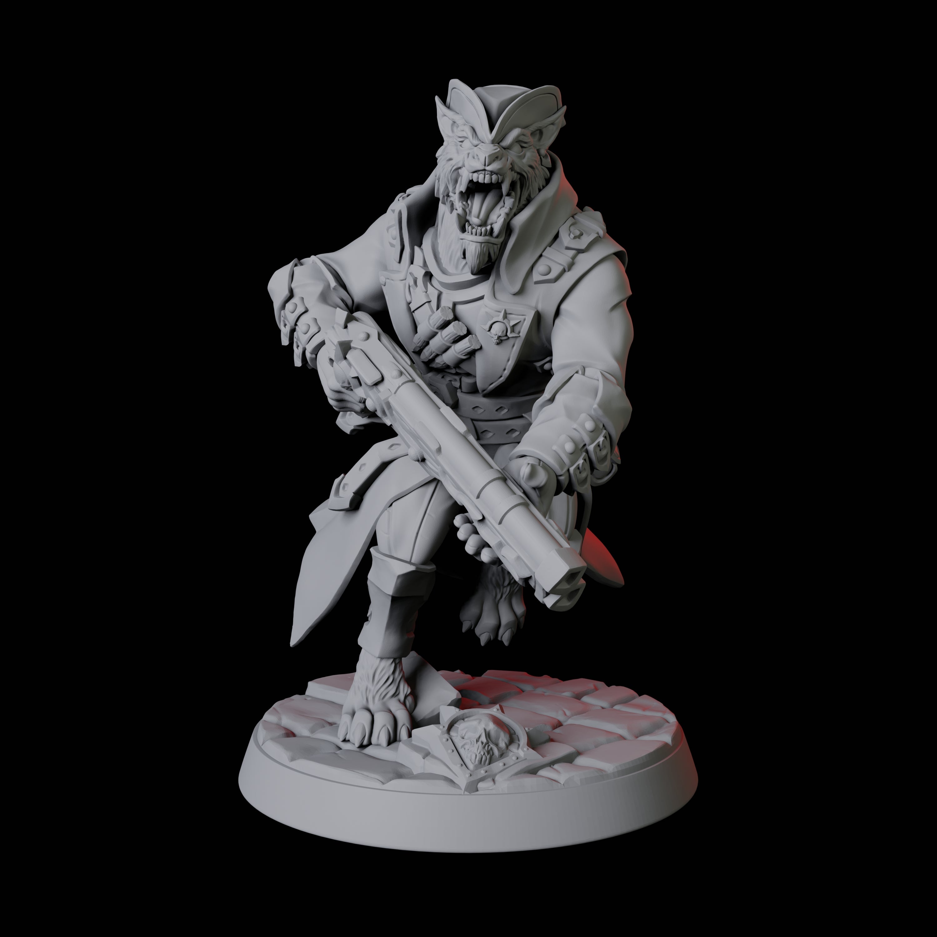 Werewolf Vampire Hunter D Miniature for Dungeons and Dragons, Pathfinder or other TTRPGs