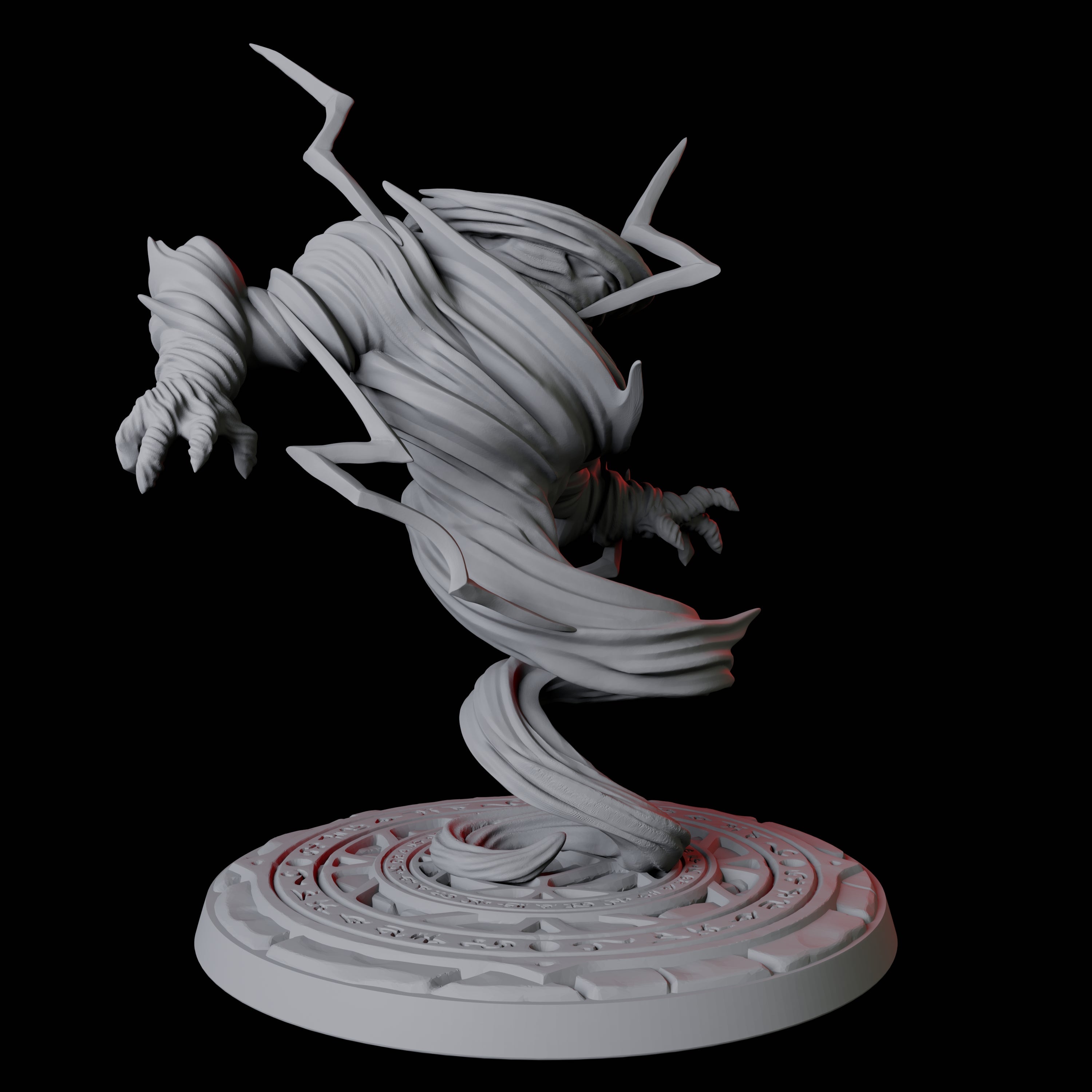 Whirling Air Elemental Miniature for Dungeons and Dragons, Pathfinder or other TTRPGs