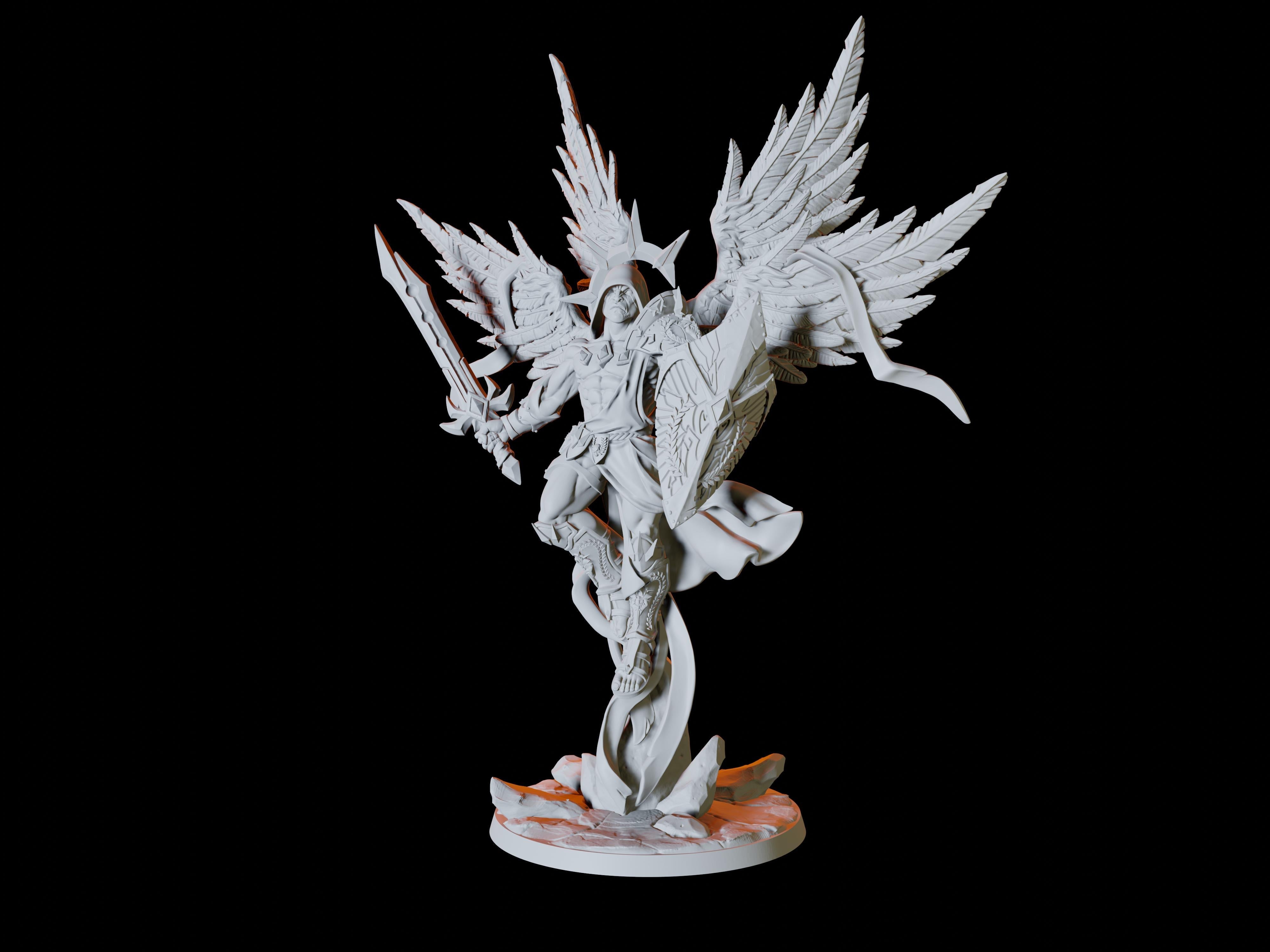 Winged Celestial Miniature for Dungeons and Dragons - Myth Forged
