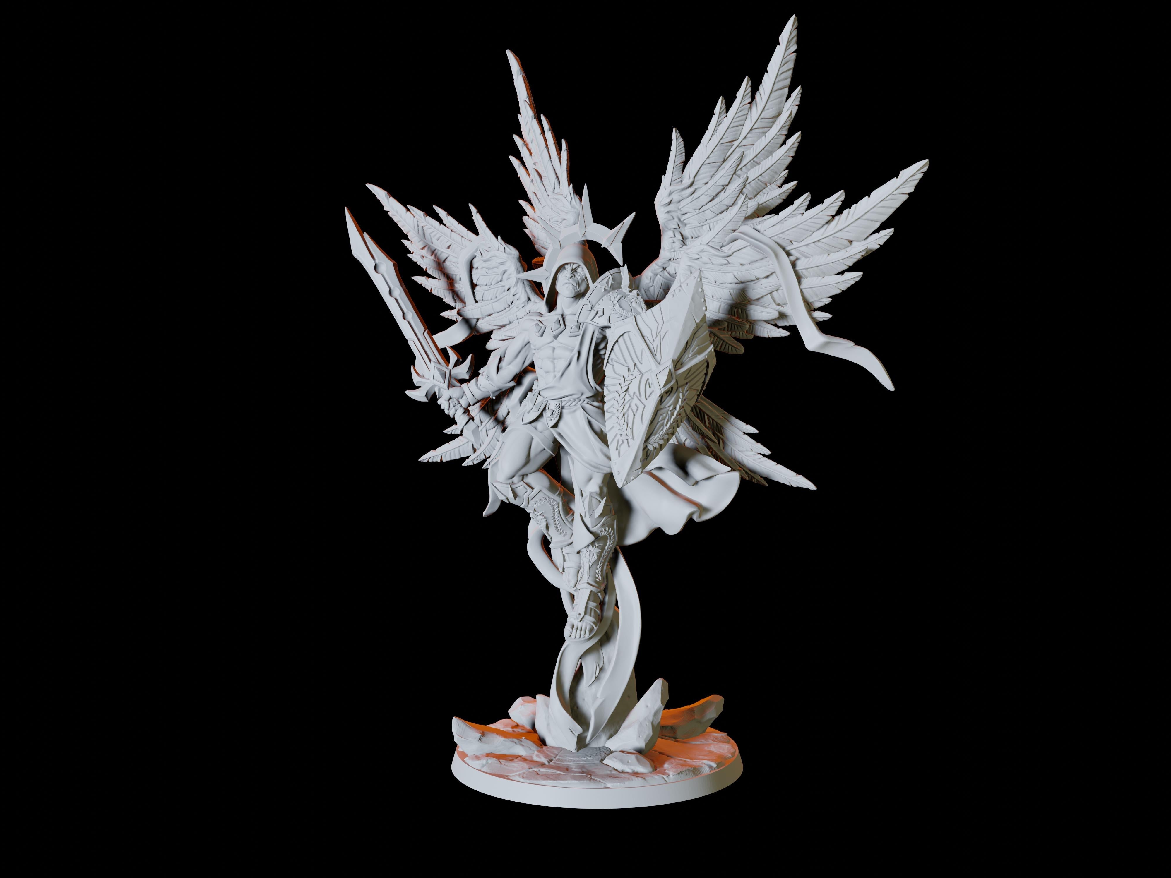 Winged Celestial Miniature for Dungeons and Dragons - Myth Forged