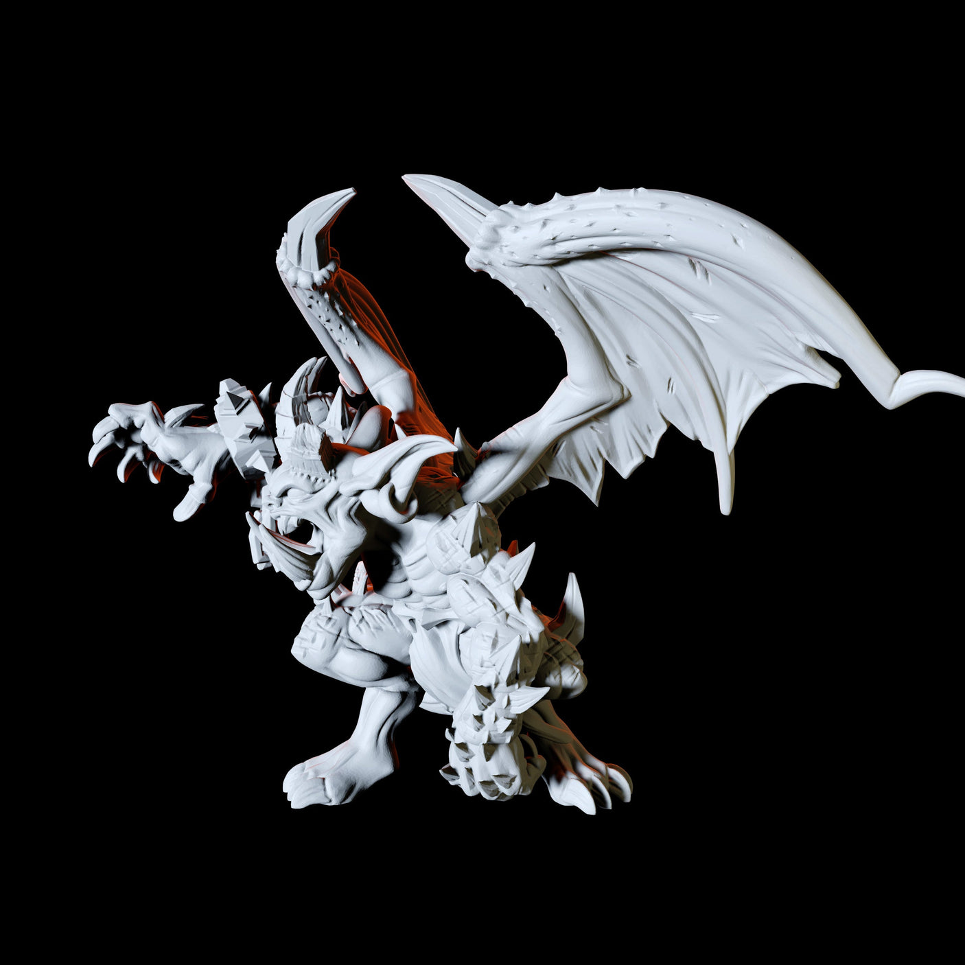 Winged Imps Miniature for Dungeons and Dragons, Pathfinder or other TTRPGs