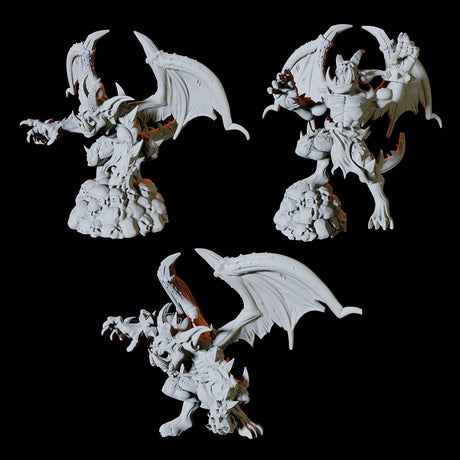 Winged Imps Miniature for Dungeons and Dragons, Pathfinder or other TTRPGs