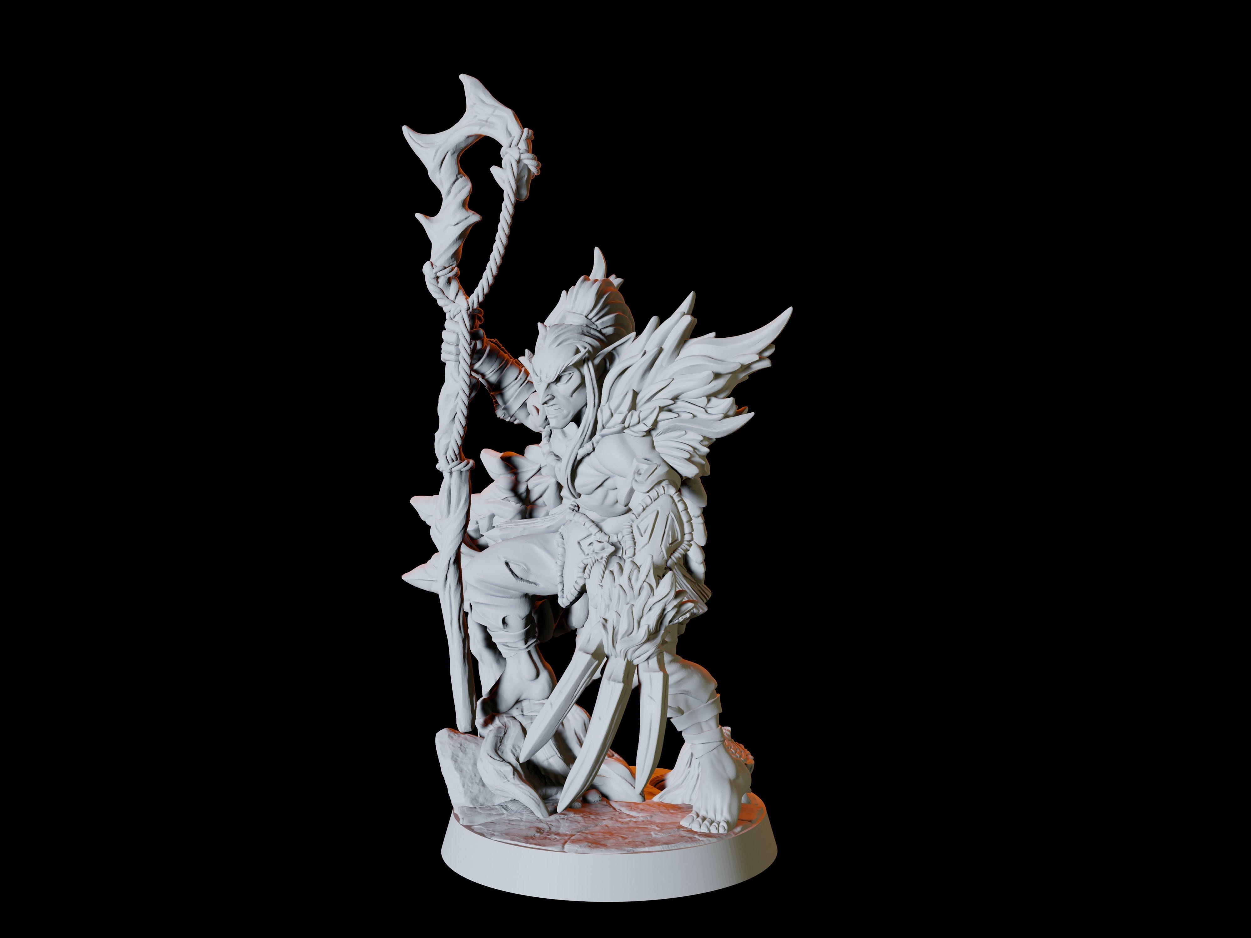 Elf Druid Miniature for Dungeons and Dragons - Myth Forged