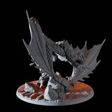 Wyvern Miniature for Dungeons and Dragons, Pathfinder or other TTRPGs